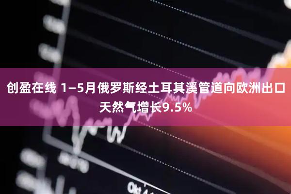 创盈在线 1—5月俄罗斯经土耳其溪管道向欧洲出口天然气增长9.5%